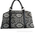 Men's duffel bag, made of Aztec canvas with pvc